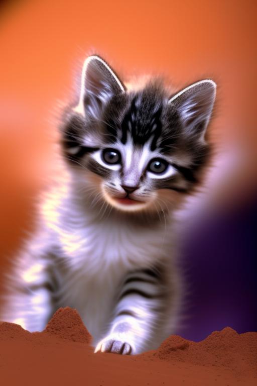 Kitten on mars